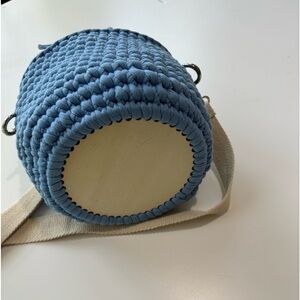 Brandnew authentic women's hand bag, custom ocean blue